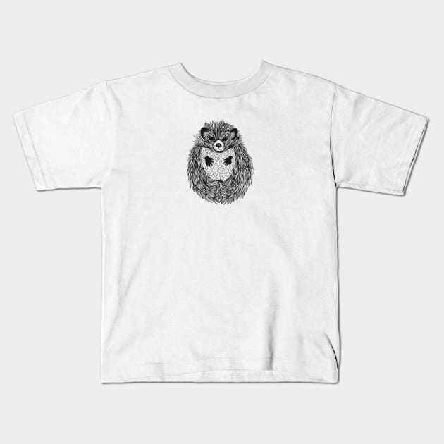 Hedgehog Kids T-Shirt by InkedinRed